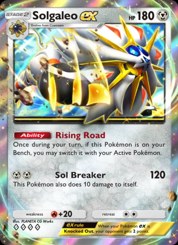 Solgaleo ex – Celestial Guardians 122
