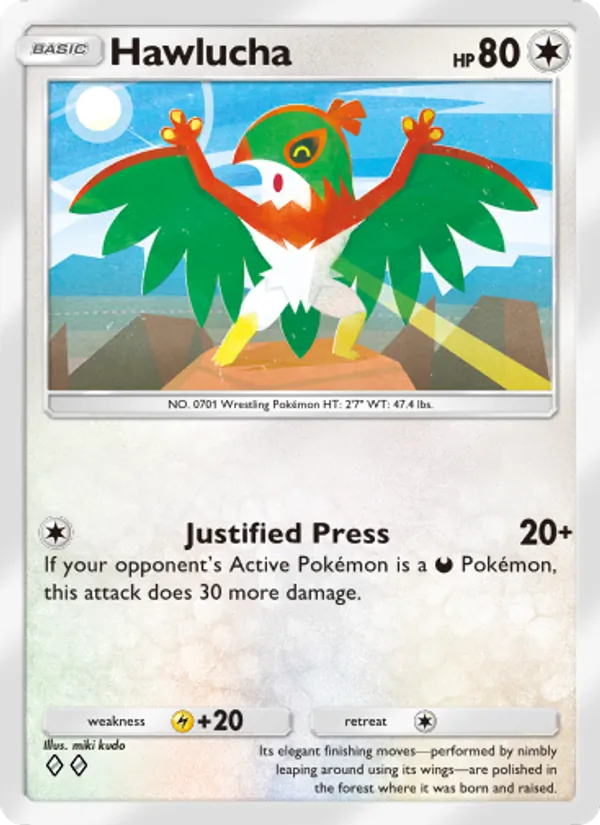 Hawlucha – Celestial Guardians 132