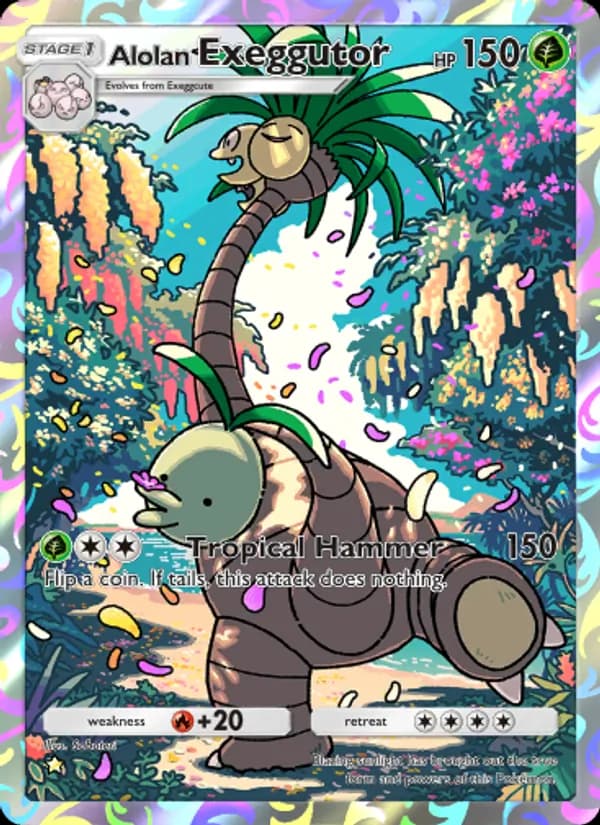 Alolan Exeggutor – Celestial Guardians 156