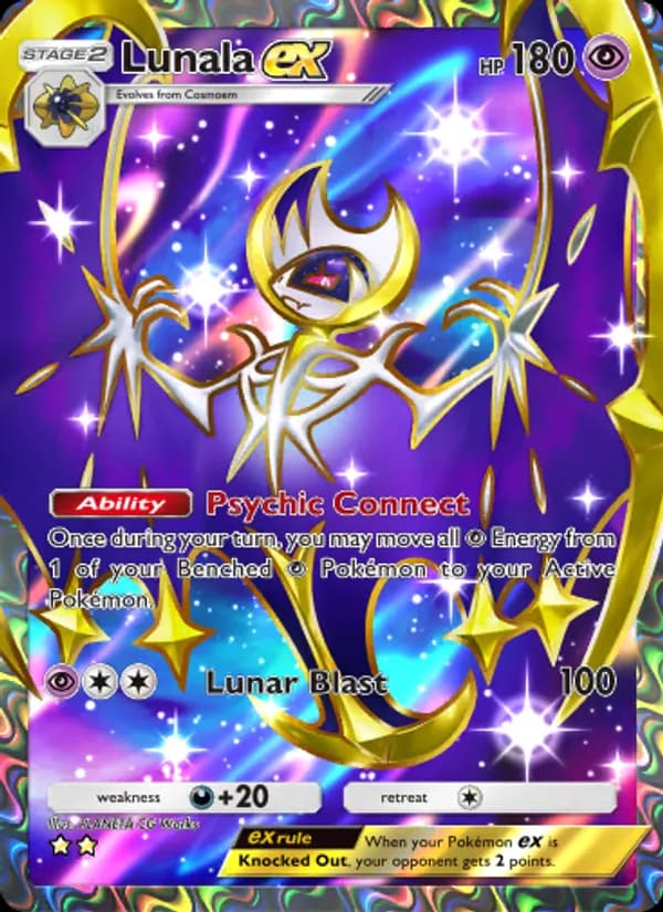 Lunala ex – Celestial Guardians 186