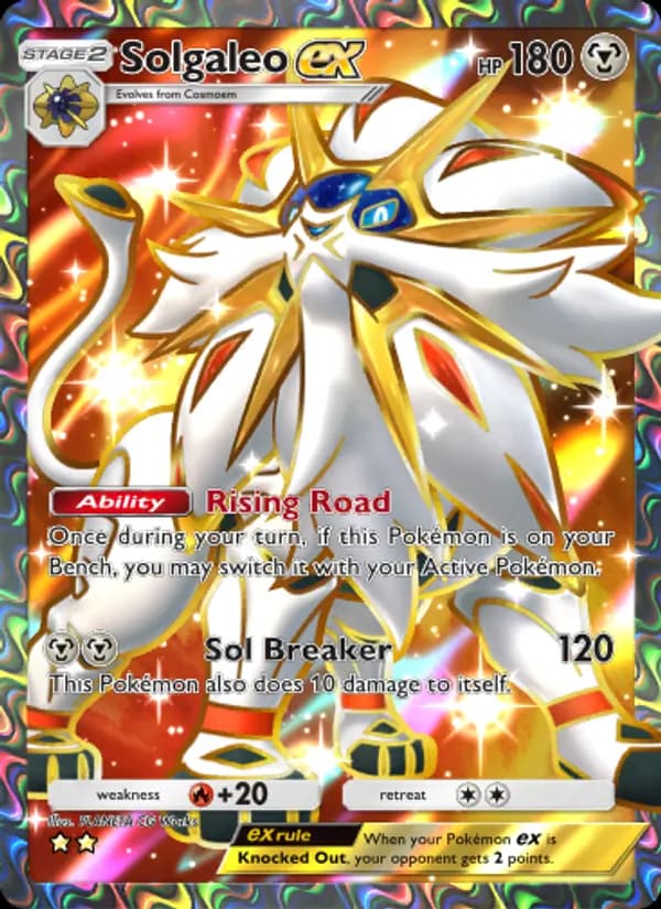 Solgaleo ex – Celestial Guardians 189