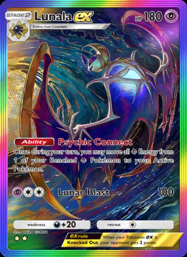 Lunala ex – Celestial Guardians 204