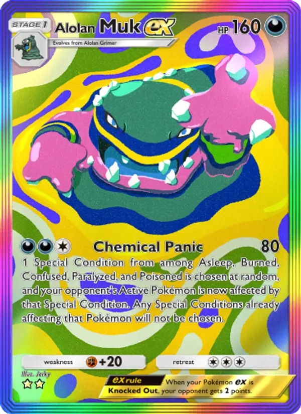 Alolan Muk ex – Celestial Guardians 206