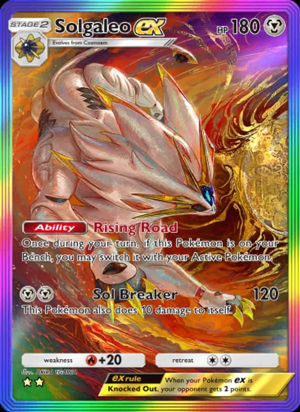 Solgaleo ex – Celestial Guardians 207
