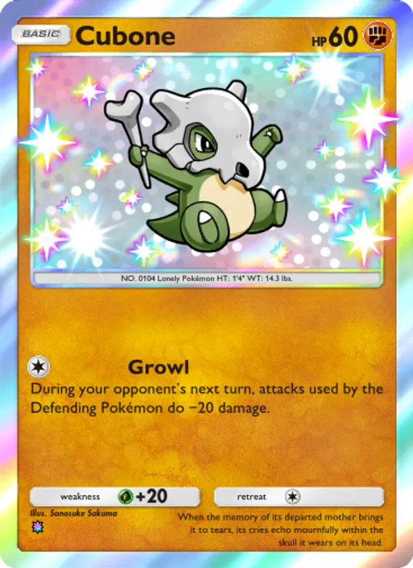 Cubone – Celestial Guardians 226