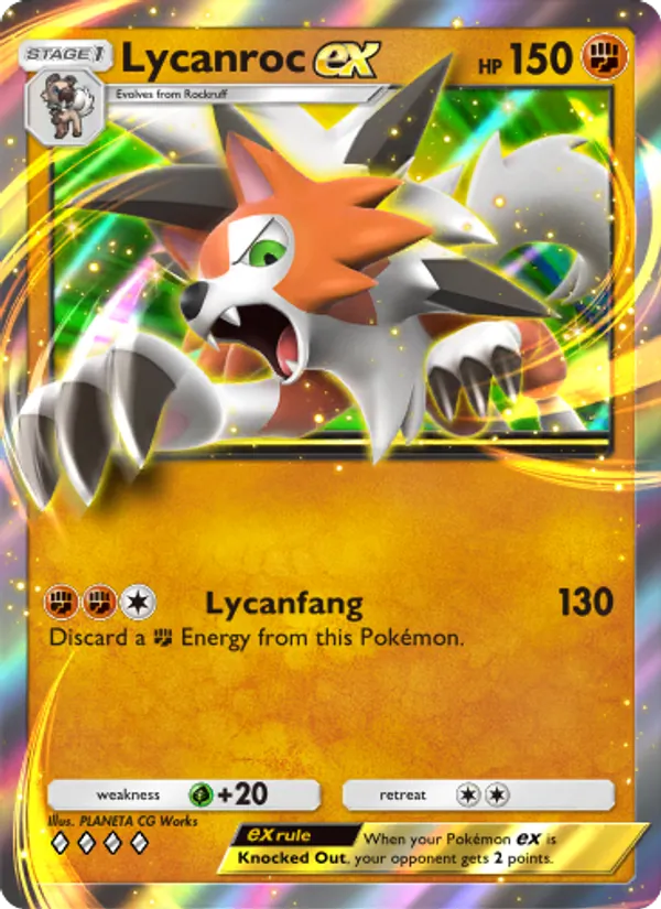 Lycanroc ex – Extradimensional Crisis 033