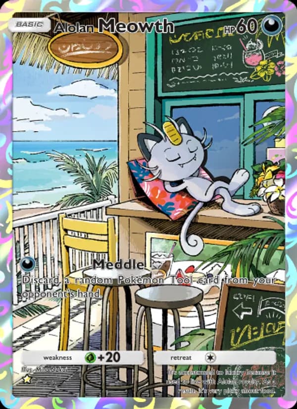 Alolan Meowth – Extradimensional Crisis 073