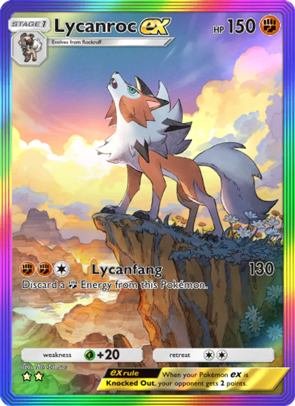 Lycanroc ex – Extradimensional Crisis 085