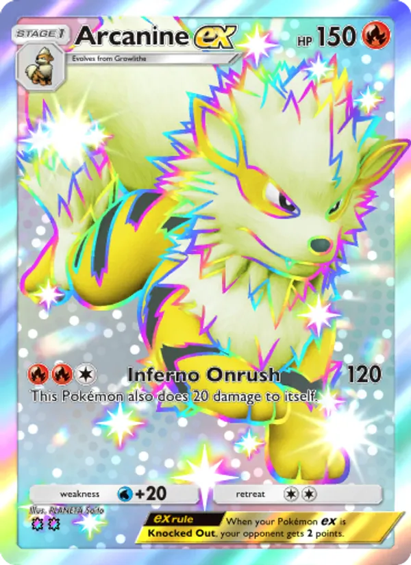 Arcanine ex – Extradimensional Crisis 100