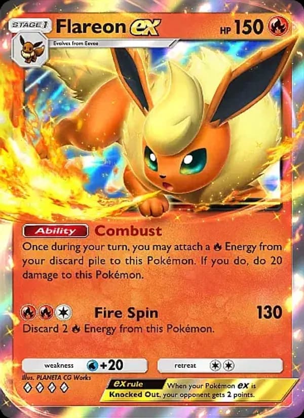 Flareon ex – Eevee Grove 009