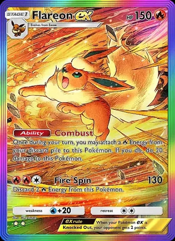 Flareon ex – Eevee Grove 087