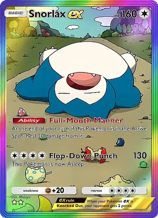 Snorlax ex – Eevee Grove 091