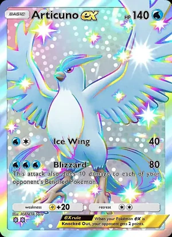 Articuno ex – Eevee Grove 104