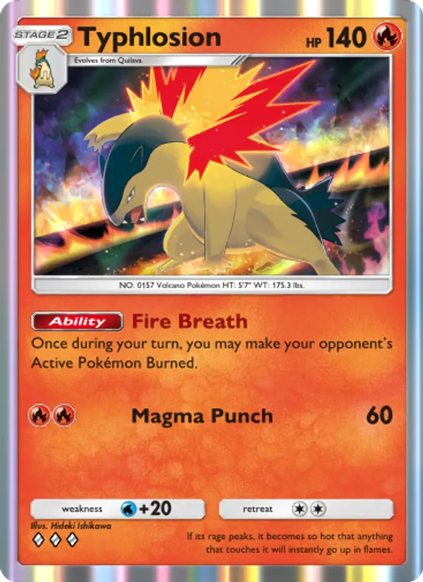Typhlosion – Wisdom of Sea and Sky 029