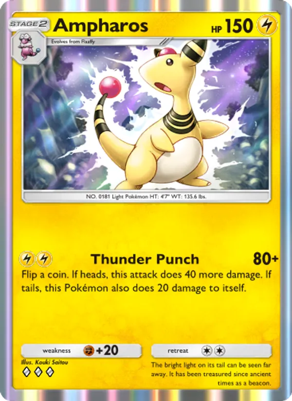 Ampharos – Wisdom of Sea and Sky 069