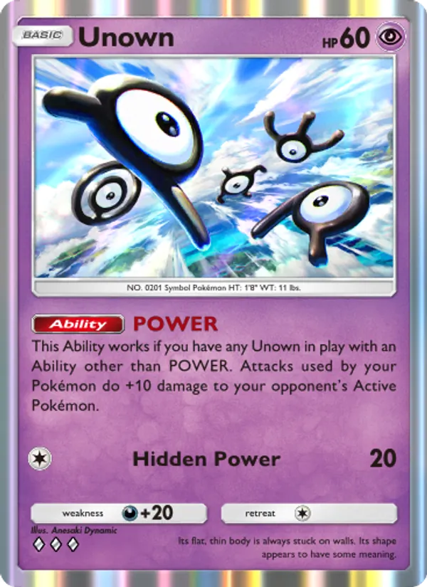 Unown – Wisdom of Sea and Sky 085