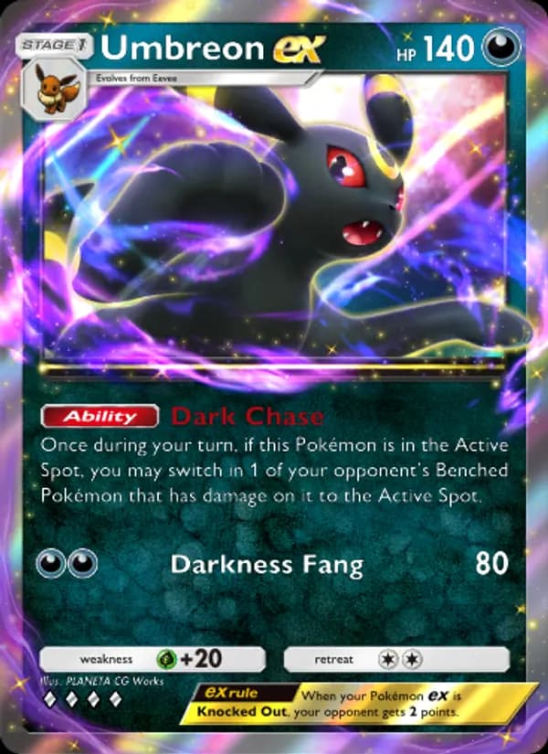 Umbreon ex – Wisdom of Sea and Sky 112