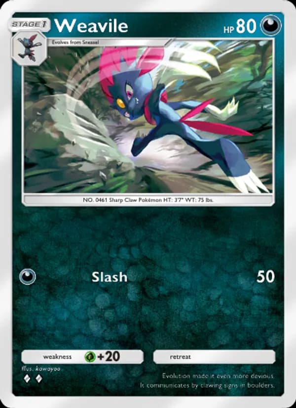 Weavile – Wisdom of Sea and Sky 116