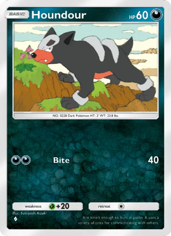 Houndour – Wisdom of Sea and Sky 117