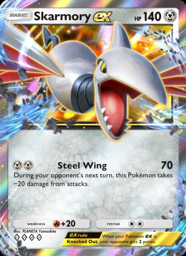 Skarmory ex – Wisdom of Sea and Sky 124