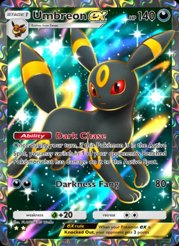 Umbreon ex – Wisdom of Sea and Sky 193