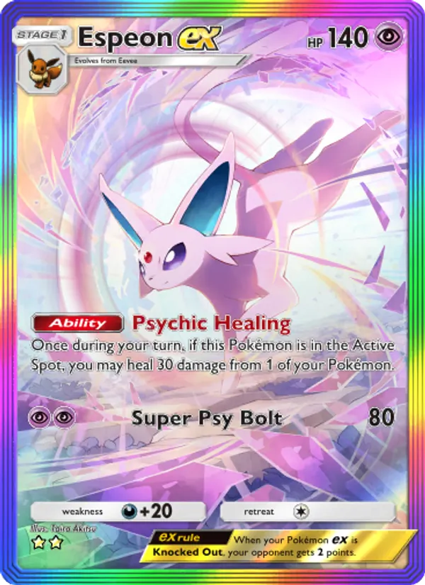 Espeon ex – Wisdom of Sea and Sky 205
