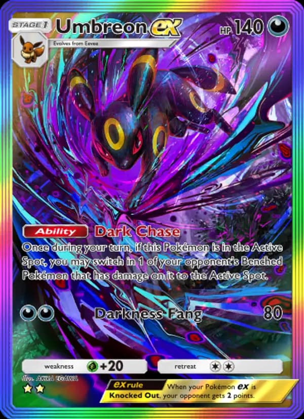 Umbreon ex – Wisdom of Sea and Sky 208