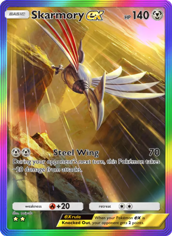 Skarmory ex – Wisdom of Sea and Sky 209