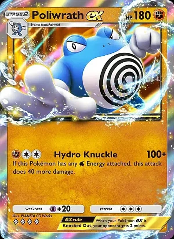 Poliwrath ex – Secluded Springs 042