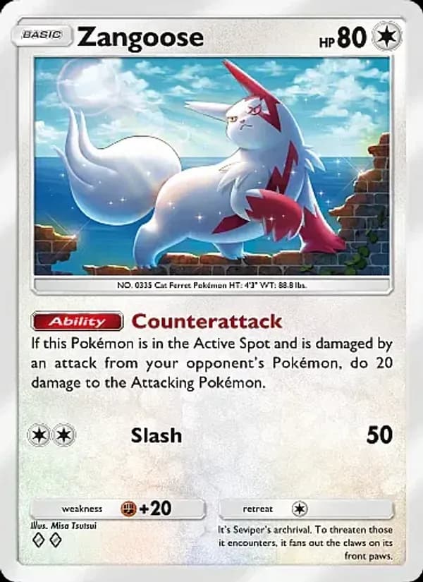 Zangoose – Secluded Springs 065