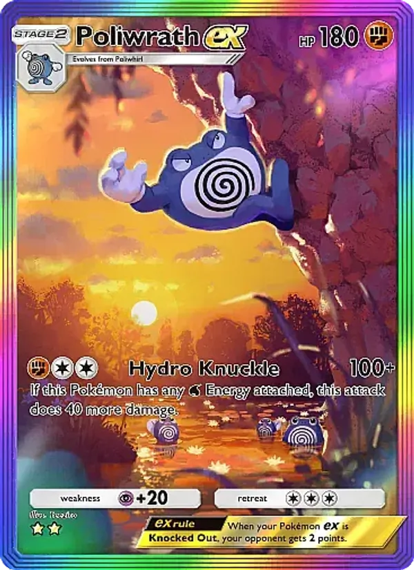 Poliwrath ex – Secluded Springs 089