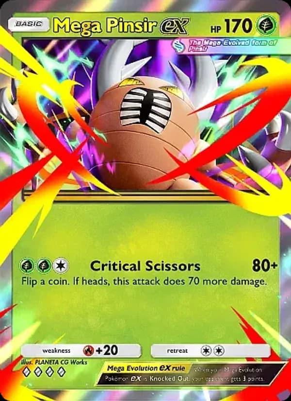 Mega Pinsir ex – Mega Rising 002