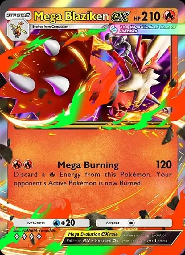 Mega Blaziken ex – Mega Rising 036