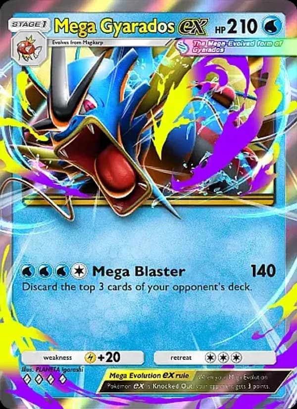 Mega Gyarados ex – Mega Rising 052