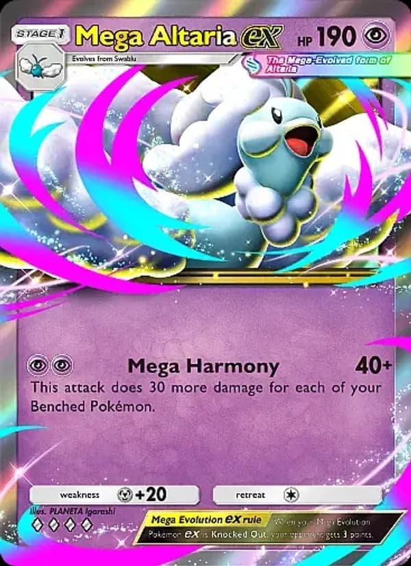 Mega Altaria ex – Mega Rising 102