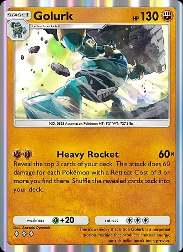 Golurk – Mega Rising 136