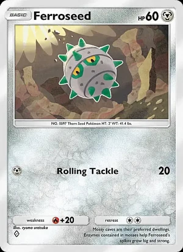 Ferroseed – Mega Rising 166