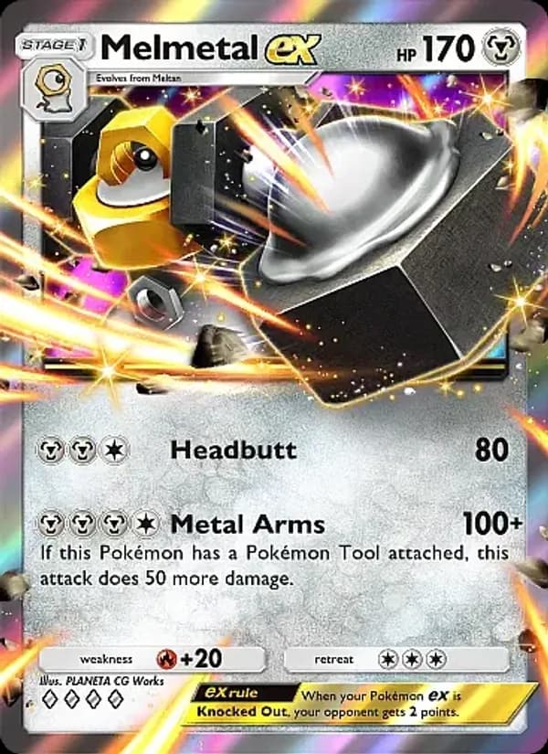 Melmetal ex – Mega Rising 174