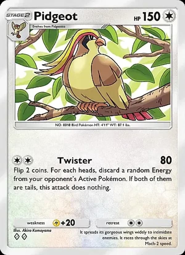 Pidgeot – Mega Rising 182