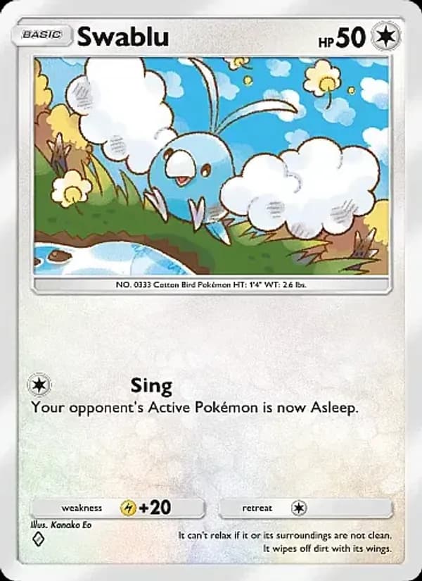 Swablu – Mega Rising 196