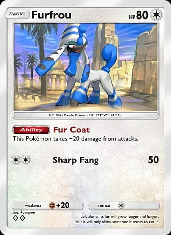 Furfrou – Mega Rising 208