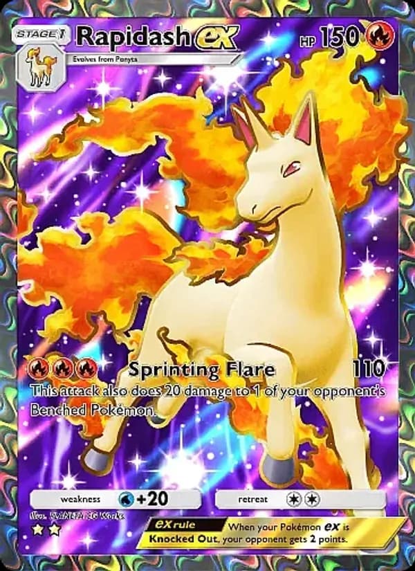 Rapidash ex – Mega Rising 253