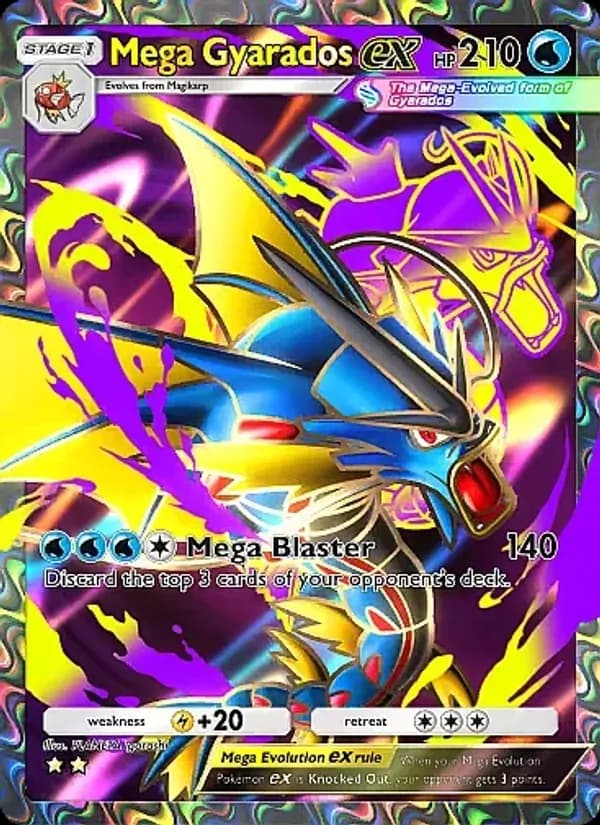 Mega Gyarados ex – Mega Rising 255