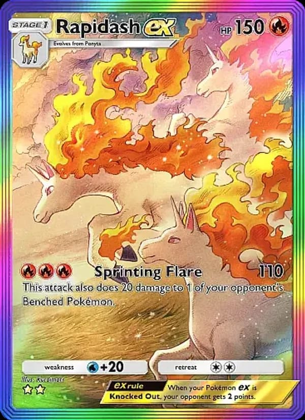 Rapidash ex – Mega Rising 274