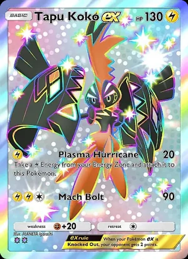 Tapu Koko ex – Mega Rising 322