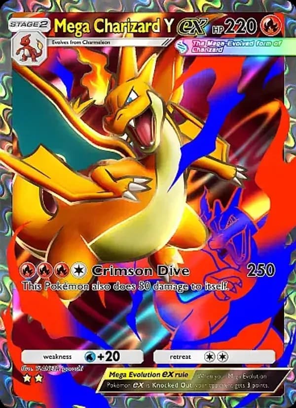 Mega Charizard Y ex – Crimson Blaze 077