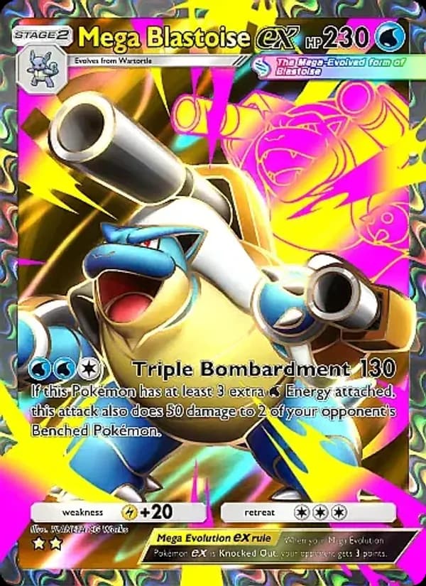 Mega Blastoise ex – Crimson Blaze 078