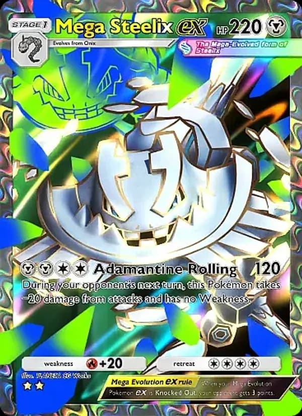 Mega Steelix ex – Crimson Blaze 080