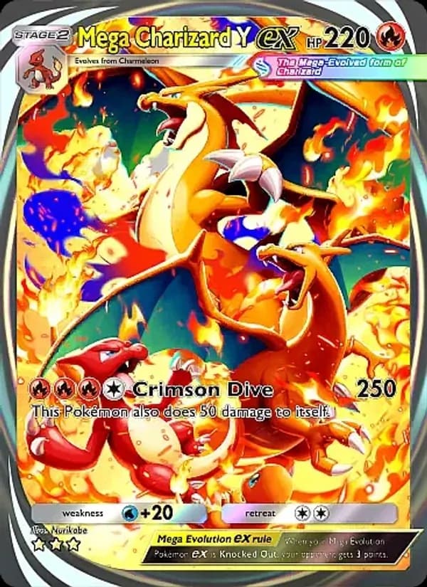 Mega Charizard Y ex – Crimson Blaze 087
