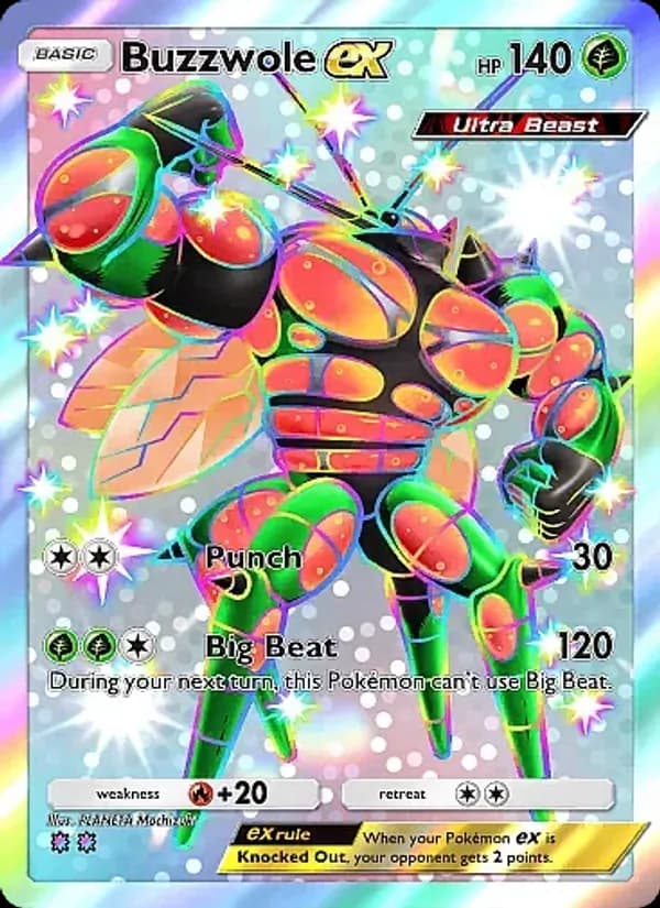 Buzzwole ex – Crimson Blaze 098